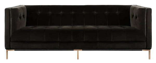 Safavieh Sienne Tufted Velvet Sofa Living Room