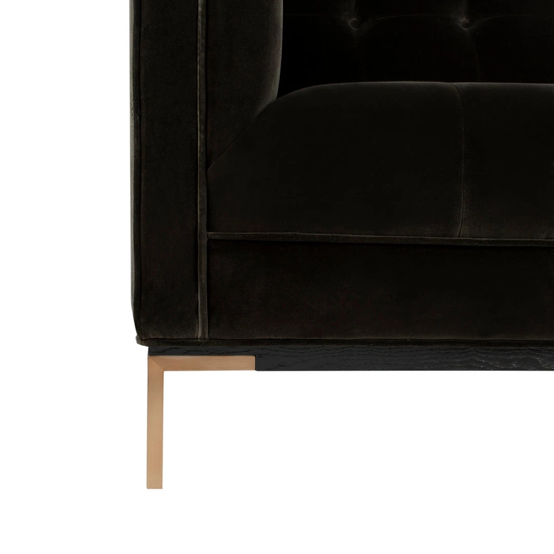 Safavieh Sienne Tufted Velvet Sofa Living Room