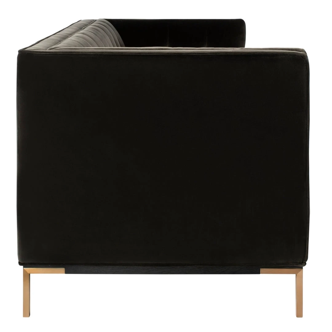 Safavieh Sienne Tufted Velvet Sofa Living Room