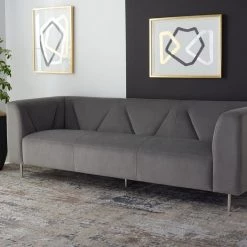 Safavieh Living Room Starfire Velvet Sofa