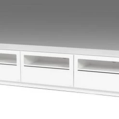 VIG Modrest Landon Contemporary White TV Stand