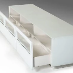 VIG Modrest Landon Contemporary White TV Stand