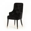 VIG Dining Room A&X Larissa Modern Black Fabric Dining Chair