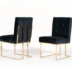 VIG Dining Room Modrest Legend - Modern Rosegold Dining Chair (Set Of 2)