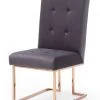 VIG Dining Room Modrest Legend - Modern Rosegold Dining Chair (Set Of 2)