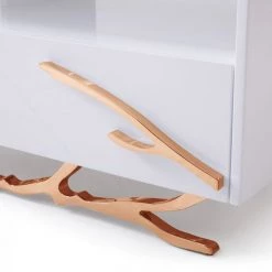 VIG Modrest Legend - Modern White & Rosegold Coffee Table