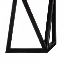 VIG Dining Room Modrest Richmond Modern Concrete & Black Metal Dining Table