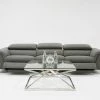 VIG Divani Casa Maine Modern Grey Velvet Sofa W/ Electric Recliners