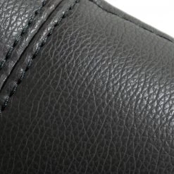 VIG Living Room Divani Casa Maine - Modern Dark Grey Eco-Leather Left Facing Sectional Sofa With Recliner