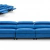 VIG Divani Casa Maine - Modern Blue Fabric Sofa W/ Electric Recliners By Hollywood Glam Living Room