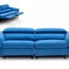 VIG Divani Casa Maine - Modern Royal Blue Fabric Sofa W/ Electric Recliners Living Room