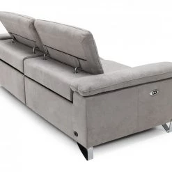 VIG Divani Casa Maine - Modern Light Grey Fabric Sofa W/ Electric Recliners By Hollywood Glam Living Room