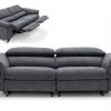 VIG Divani Casa Maine - Modern Dark Grey Fabric Sofa W/ Electric Recliners