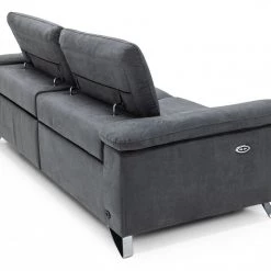 VIG Divani Casa Maine - Modern Dark Grey Fabric Sofa W/ Electric Recliners