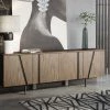 VIG Modrest Mario - Modern Walnut Veneer Buffet Living Room
