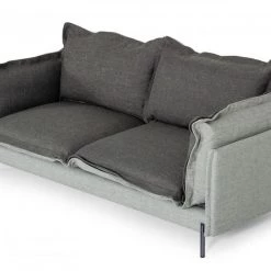 VIG Divani Casa Mars - Modern Grey & Dark Grey Fabric Sofa