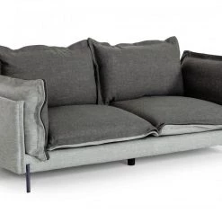 VIG Divani Casa Mars - Modern Grey & Dark Grey Fabric Sofa