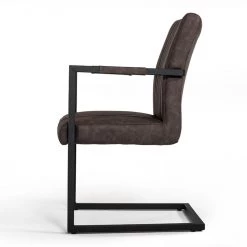 VIG Modrest Marta Modern Brown Leatherette Dining Chair (Set Of 2)