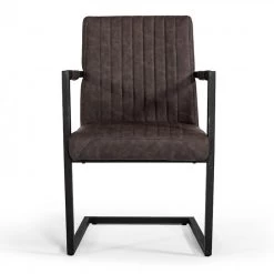 VIG Modrest Marta Modern Brown Leatherette Dining Chair (Set Of 2)