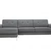 VIG Divani Casa Forli - Modern Grey Fabric Left Facing Sectional Sofa