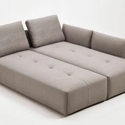 VIG Divani Casa - Polson Modern Light Grey Fabric Modular Sectional Sofa Bed Living Room