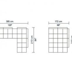 VIG Divani Casa - Polson Modern Light Grey Fabric Modular Sectional Sofa Bed Living Room