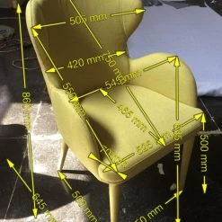 VIG Modrest Tigard Modern Fabric Dining Chair