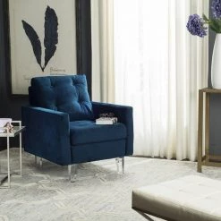 Safavieh Living Room Leandra Tufted Acrylic