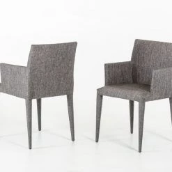 VIG Dining Room Modrest Medford Modern Grey Fabric Dining Chair