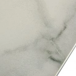 VIG Dining Room Modrest Melanie - Modern White Ceramic & Brushed Brown Dining Table