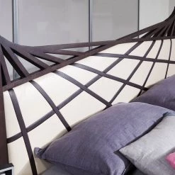 VIG Modrest Prism Modern Brown & Beige Bonded Leather Bed