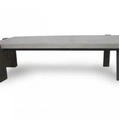 VIG Living Room Modrest Milton - Dark Grey & Walnut Coffee Table