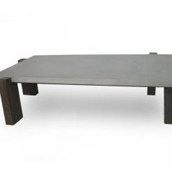 VIG Living Room Modrest Milton - Dark Grey & Walnut Coffee Table
