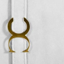 VIG Living Room Coronelli Collezioni Mood - Italian White Leather Left Facing Sectional Sofa