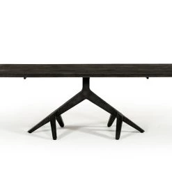 VIG Modrest Moore Modern Aged Oak Live Edge Dining Table