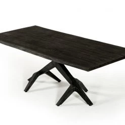 VIG Modrest Moore Modern Aged Oak Live Edge Dining Table