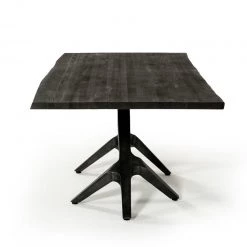 VIG Modrest Moore Modern Aged Oak Live Edge Dining Table