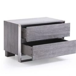 VIG Modrest Arlene Modern Grey Elm Nightstand