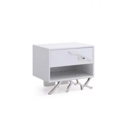 VIG Bedroom Modrest Legend Modern White Nightstand