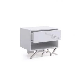 VIG Bedroom Modrest Legend Modern White Nightstand