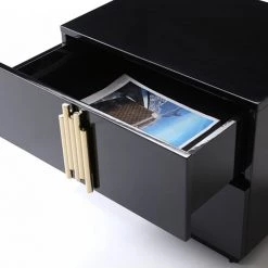 VIG Modrest Token Modern Black & Gold Bedroom Set