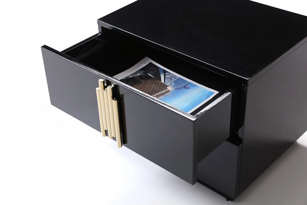 VIG Modrest Token Modern Black & Gold Bedroom Set