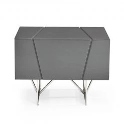 VIG Beds & Headboards Modrest Chrysler Modern Grey Bedroom Set