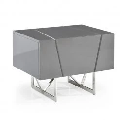 VIG Beds & Headboards Modrest Chrysler Modern Grey Bedroom Set