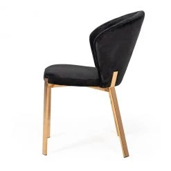 VIG Modrest Nadia - Modern Velvet & Rosegold Dining Chair (Set Of 2) Dining Room