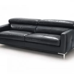 VIG Divani Casa Natalia - Modern Black Leather Sofa