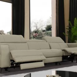 VIG Divani Casa Nella - Modern Leather Sofa W/ Electric Recliners Living Room