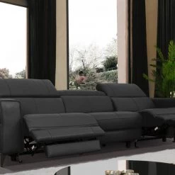 VIG Divani Casa Nella - Modern Leather Sofa W/ Electric Recliners Living Room