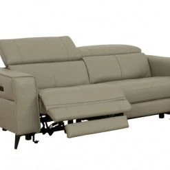 VIG Living Room Divani Casa Nella - Modern Leather Loveseat W/ Electric Recliners