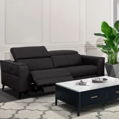 VIG Living Room Divani Casa Nella - Modern Leather Loveseat W/ Electric Recliners